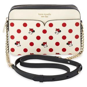 Kate Spade X Disney Minnie Mouse Faces‎ Polka Dot Crossbody HTF